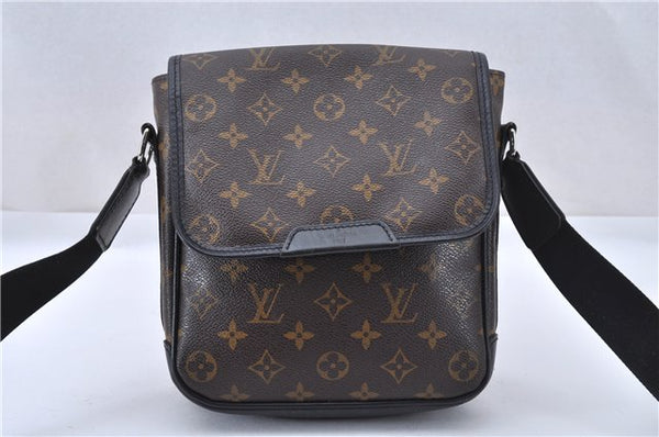 Auth Louis Vuitton Monogram Macassar Bass PM Shoulder Cross Bag M56717 LV 3004F