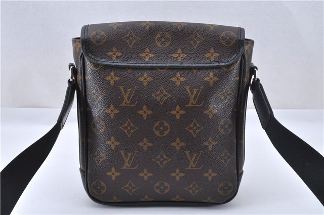 Auth Louis Vuitton Monogram Macassar Bass PM Shoulder Cross Bag M56717 LV 3004F