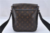 Auth Louis Vuitton Monogram Macassar Bass PM Shoulder Cross Bag M56717 LV 3004F