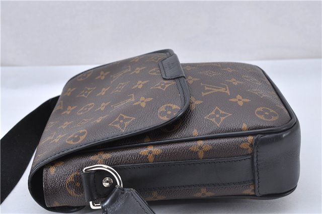 Auth Louis Vuitton Monogram Macassar Bass PM Shoulder Cross Bag M56717 LV 3004F