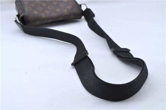 Auth Louis Vuitton Monogram Macassar Bass PM Shoulder Cross Bag M56717 LV 3004F