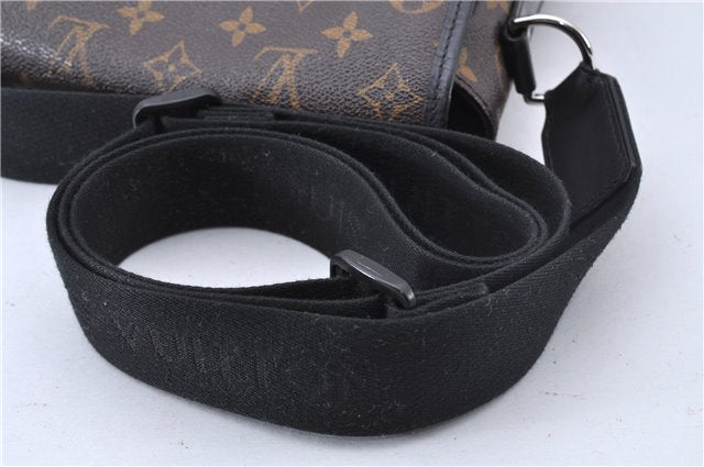 Auth Louis Vuitton Monogram Macassar Bass PM Shoulder Cross Bag M56717 LV 3004F
