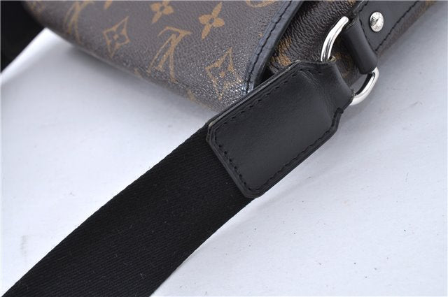 Auth Louis Vuitton Monogram Macassar Bass PM Shoulder Cross Bag M56717 LV 3004F