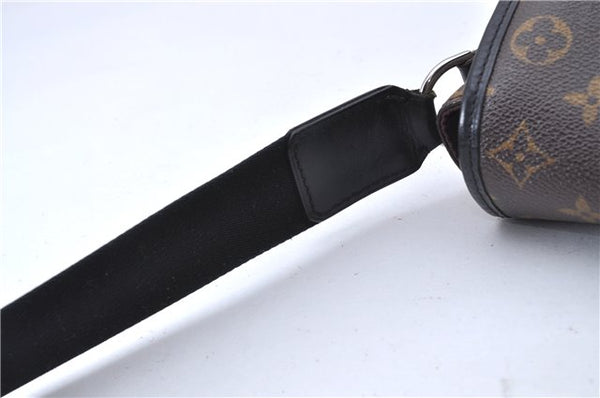 Auth Louis Vuitton Monogram Macassar Bass PM Shoulder Cross Bag M56717 LV 3004F