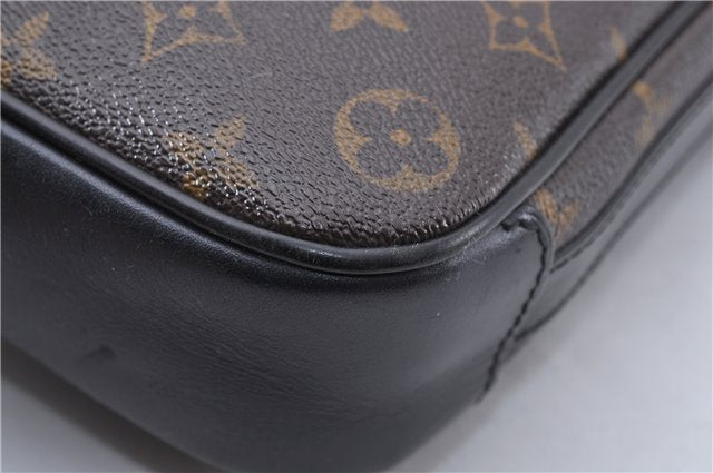 Auth Louis Vuitton Monogram Macassar Bass PM Shoulder Cross Bag M56717 LV 3004F