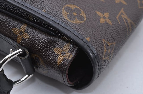 Auth Louis Vuitton Monogram Macassar Bass PM Shoulder Cross Bag M56717 LV 3004F