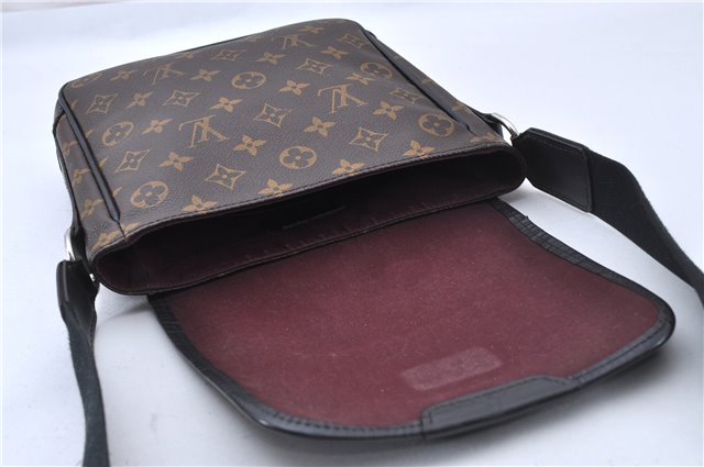 Auth Louis Vuitton Monogram Macassar Bass PM Shoulder Cross Bag M56717 LV 3004F