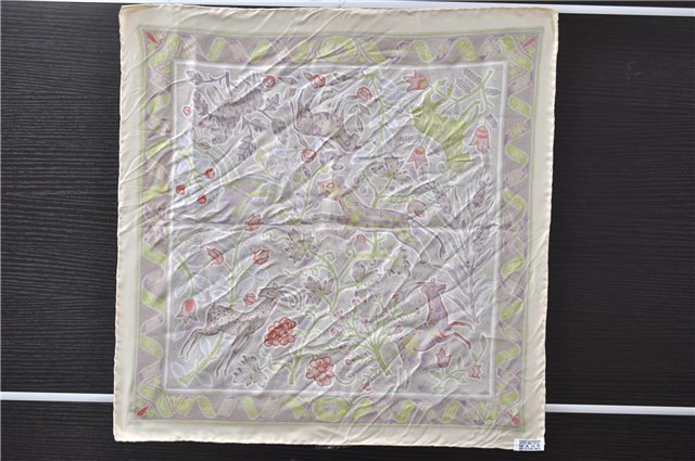 Authentic HERMES Petit Carre 40 Scarf Handkerchief 