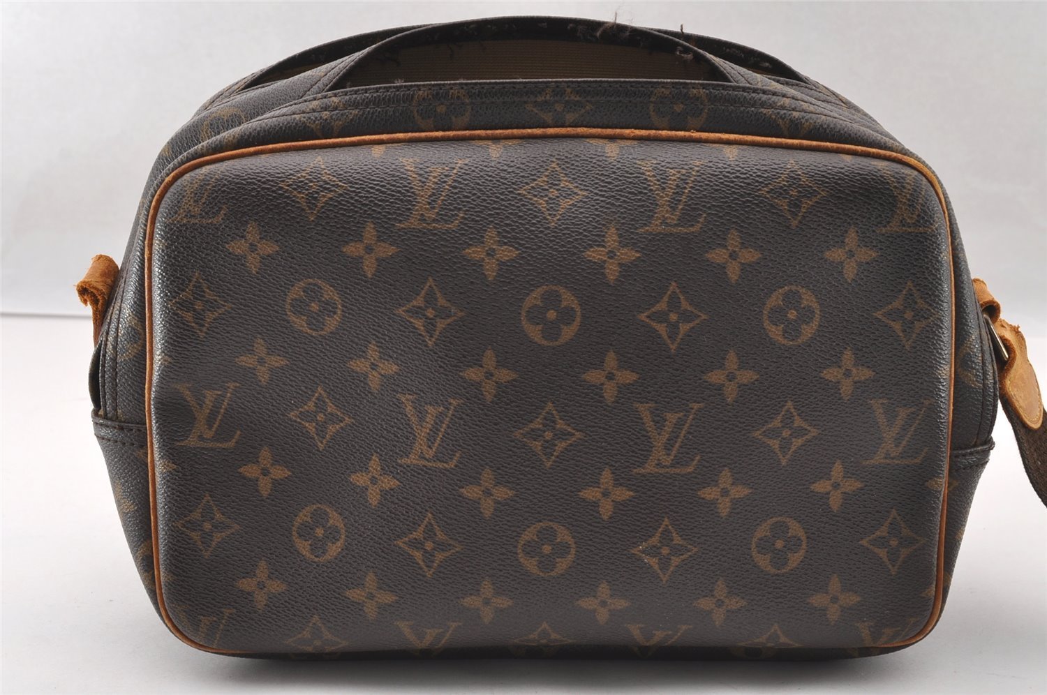 Authentic Louis Vuitton Monogram Reporter PM Shoulder Bag M45254 Junk 3006I