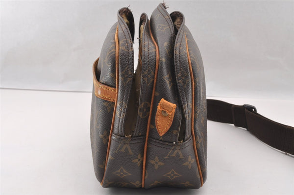 Authentic Louis Vuitton Monogram Reporter PM Shoulder Bag M45254 Junk 3006I