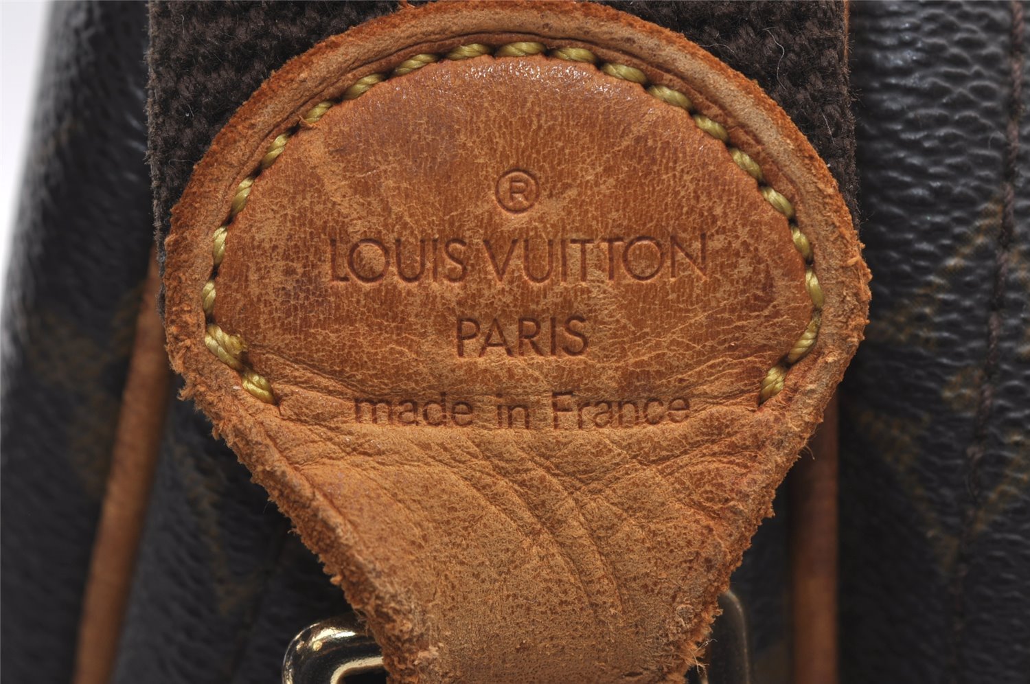 Authentic Louis Vuitton Monogram Reporter PM Shoulder Bag M45254 Junk 3006I