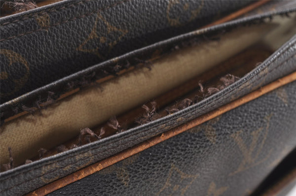 Authentic Louis Vuitton Monogram Reporter PM Shoulder Bag M45254 Junk 3006I