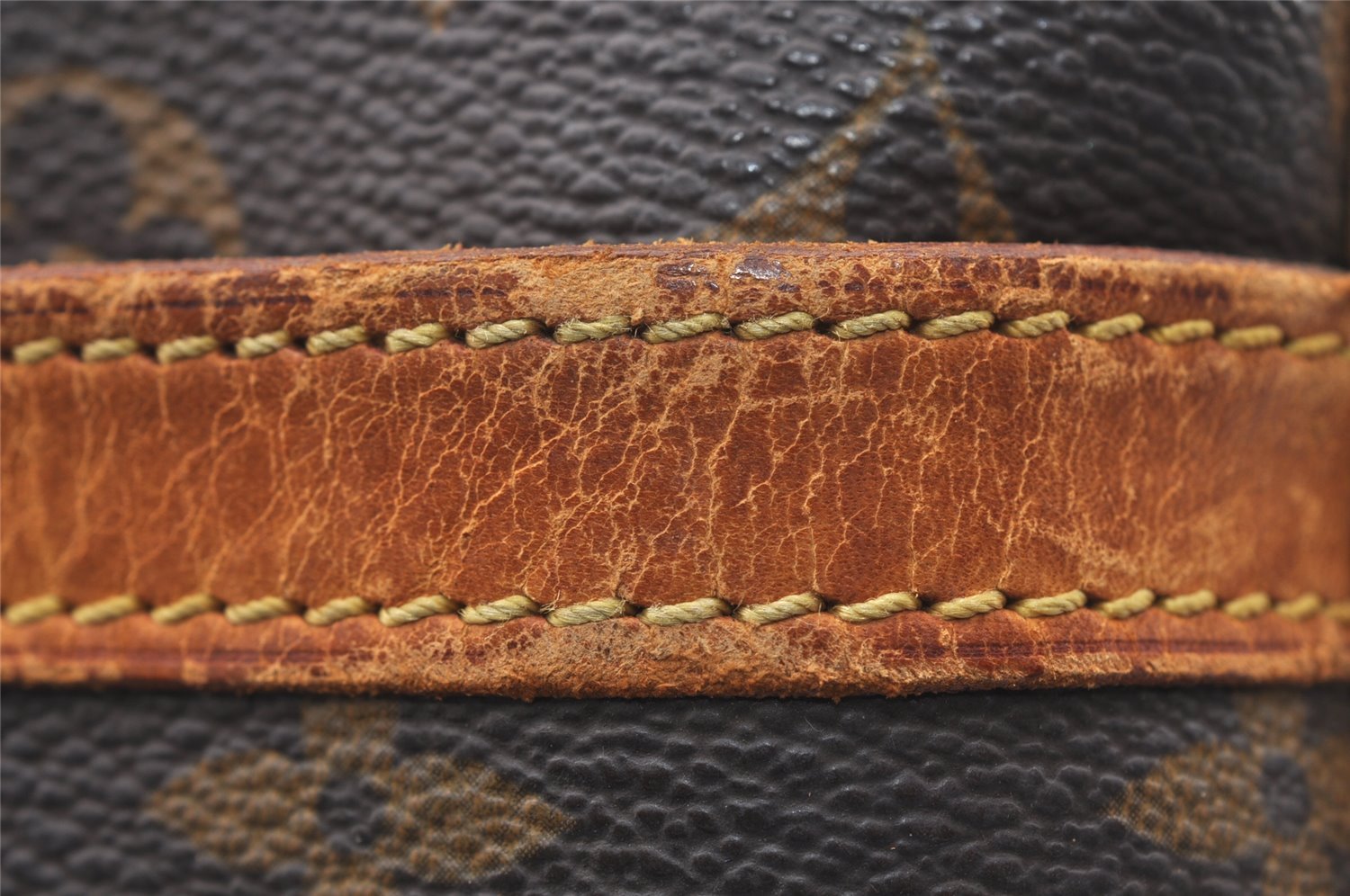 Authentic Louis Vuitton Monogram Reporter PM Shoulder Bag M45254 Junk 3006I