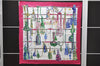 Authentic HERMES Carre 90 Scarf "Pasementerie" Silk Pink 3008D