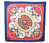 Authentic HERMES Carre 90 Scarf "WASHINGTON'S CARRIAGE" Silk Navy 3008E