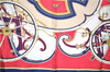 Authentic HERMES Carre 90 Scarf "WASHINGTON'S CARRIAGE" Silk Navy 3008E