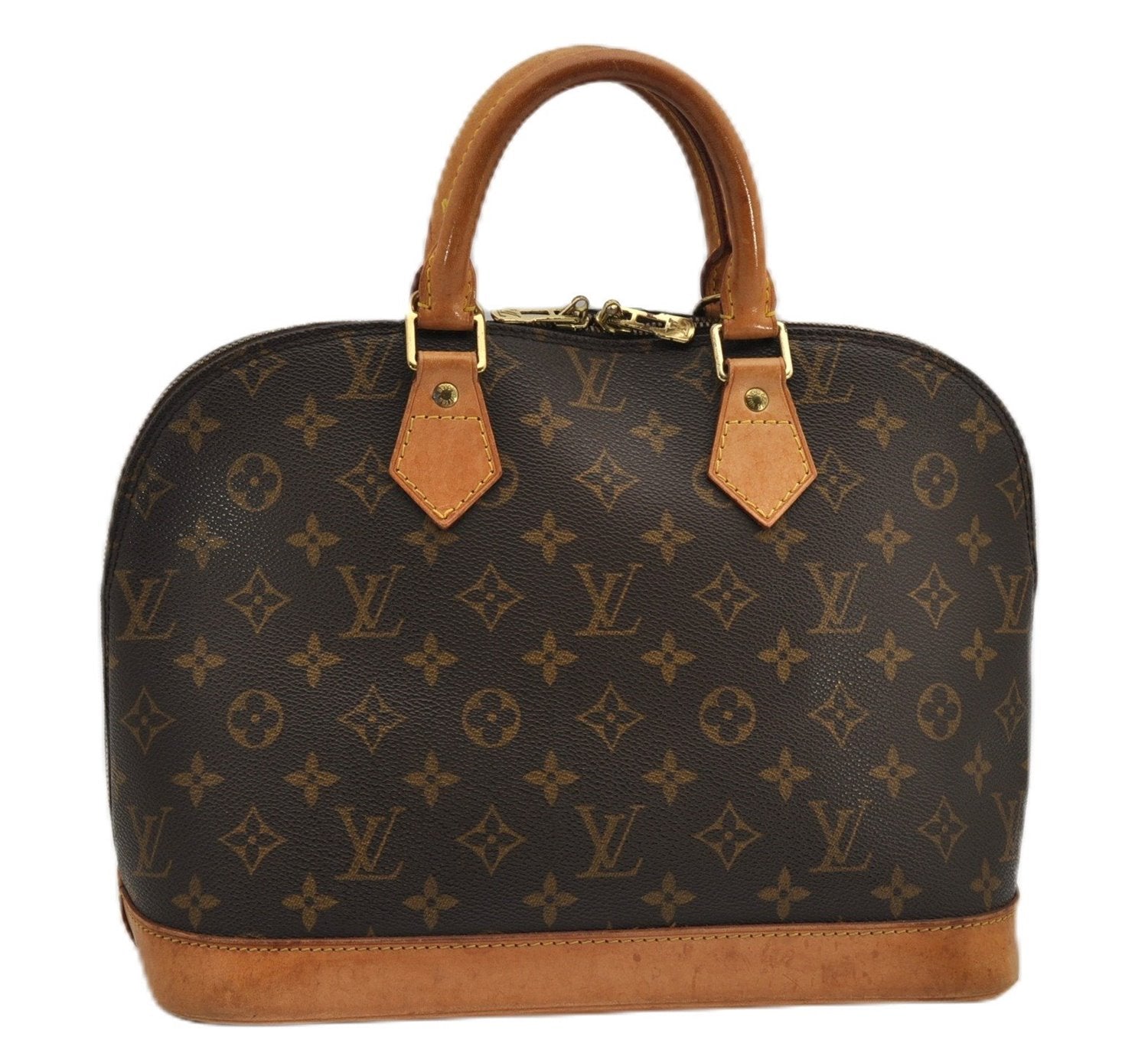 Authentic Louis Vuitton Monogram Alma Hand Bag Purse M51130 LV 3009F