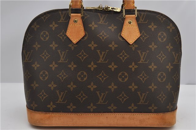 Authentic Louis Vuitton Monogram Alma Hand Bag Purse M51130 LV 3009F