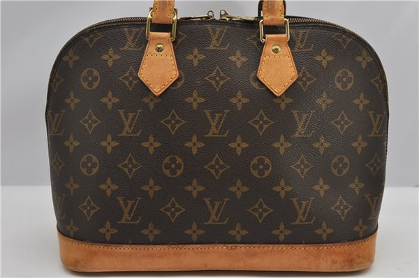 Authentic Louis Vuitton Monogram Alma Hand Bag Purse M51130 LV 3009F