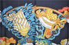 Authentic HERMES Carre 90 Scarf "chapeau" Silk Black 3010E