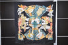 Authentic HERMES Carre 90 Scarf "chapeau" Silk Black 3010E