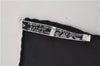 Authentic HERMES Carre 90 Scarf "chapeau" Silk Black 3010E