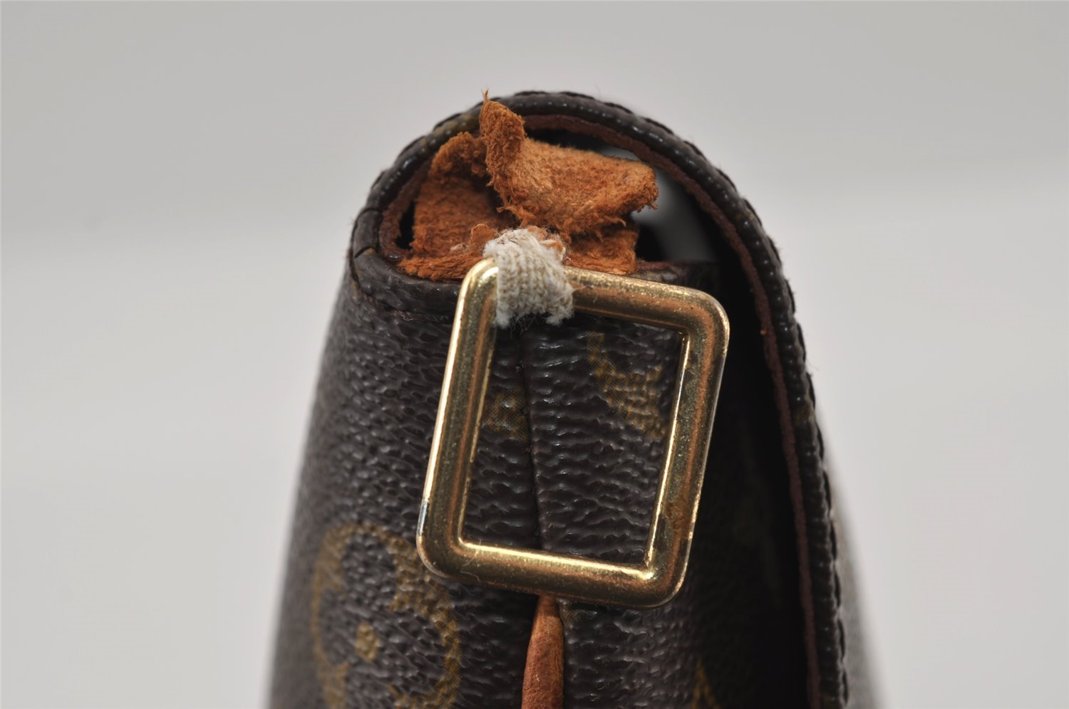 Authentic Louis Vuitton Monogram Musette Tango M51388 Shoulder Bag Junk 3012I