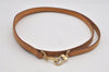 Authentic Louis Vuitton Leather Shoulder Strap Beige 48" LV 3015I