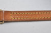 Authentic Louis Vuitton Leather Shoulder Strap Beige 48" LV 3015I