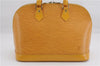 Authentic Louis Vuitton Epi Alma PM Hand Bag Yellow M52149 LV 3016F