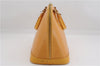 Authentic Louis Vuitton Epi Alma PM Hand Bag Yellow M52149 LV 3016F