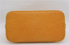 Authentic Louis Vuitton Epi Alma PM Hand Bag Yellow M52149 LV 3016F