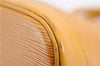 Authentic Louis Vuitton Epi Alma PM Hand Bag Yellow M52149 LV 3016F