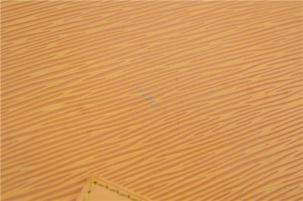 Authentic Louis Vuitton Epi Alma PM Hand Bag Yellow M52149 LV 3016F