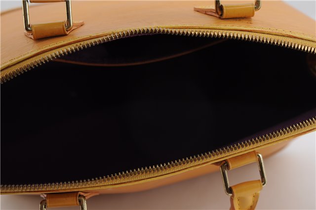 Authentic Louis Vuitton Epi Alma PM Hand Bag Yellow M52149 LV 3016F