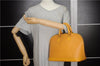 Authentic Louis Vuitton Epi Alma PM Hand Bag Yellow M52149 LV 3016F
