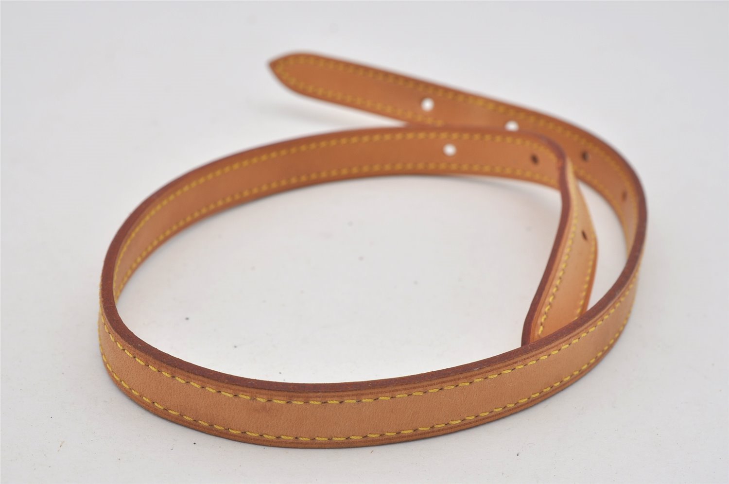 Authentic Louis Vuitton Leather Shoulder Strap For Bucket PM 27.6