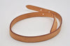 Authentic Louis Vuitton Leather Shoulder Strap For Bucket PM 27.6" Beige 3016I