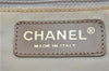 Authentic CHANEL New Travel Line Shoulder Tote Bag Nylon Leather Beige 3017E