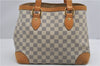 Authentic Louis Vuitton Damier Azur Hampstead PM N51207 Shoulder Tote Bag 3017F