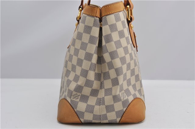 Authentic Louis Vuitton Damier Azur Hampstead PM N51207 Shoulder Tote Bag 3017F