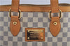 Authentic Louis Vuitton Damier Azur Hampstead PM N51207 Shoulder Tote Bag 3017F