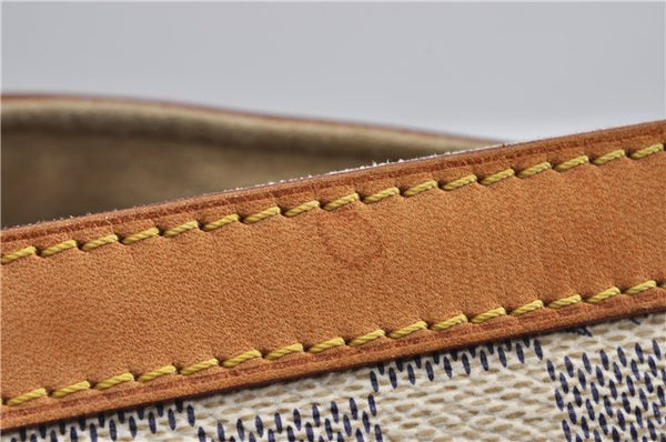 Authentic Louis Vuitton Damier Azur Hampstead PM N51207 Shoulder Tote Bag 3017F