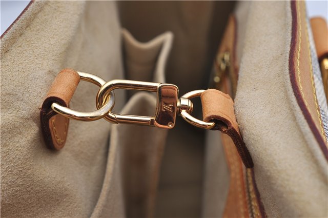 Authentic Louis Vuitton Damier Azur Hampstead PM N51207 Shoulder Tote Bag 3017F