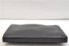 Authentic SAINT LAURENT Vintage Clutch Hand Bag Purse Leather Black YSL 3018E