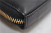 Authentic SAINT LAURENT Vintage Clutch Hand Bag Purse Leather Black YSL 3018E