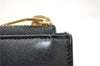 Authentic SAINT LAURENT Vintage Clutch Hand Bag Purse Leather Black YSL 3018E