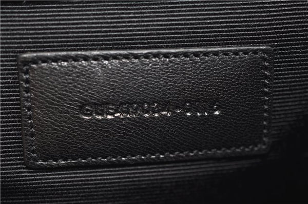 Authentic SAINT LAURENT Vintage Clutch Hand Bag Purse Leather Black YSL 3018E