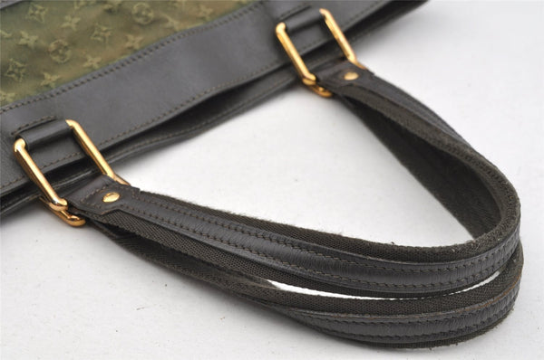 Authentic Louis Vuitton Monogram Mini Lucille GM Tote Bag M92681 Green LV 3018I