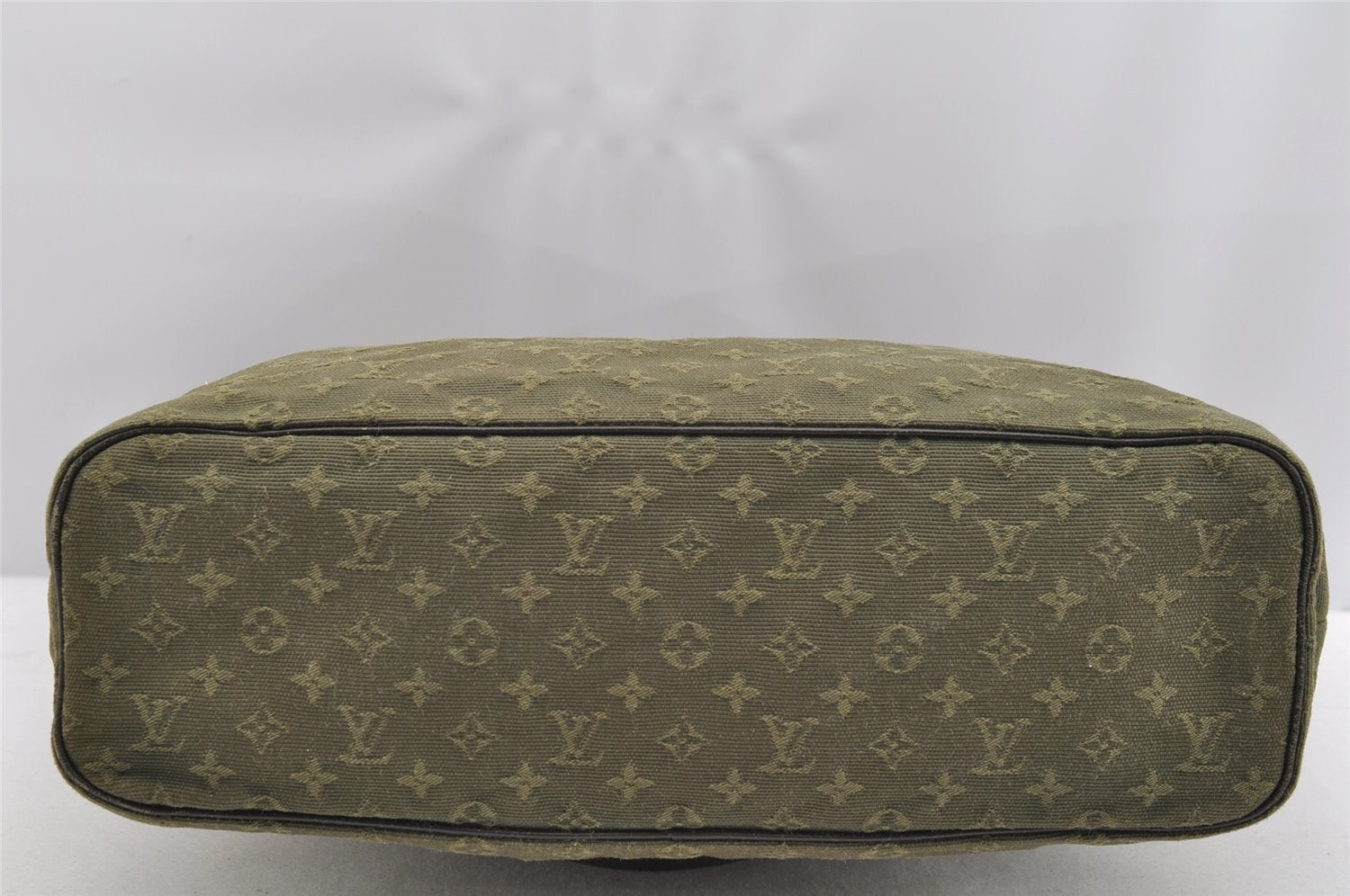Authentic Louis Vuitton Monogram Mini Lucille GM Tote Bag M92681 Green LV 3018I